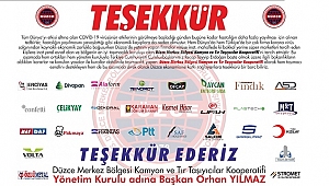 TEŞEKKÜR