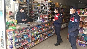 KISITLAMADA MARKETLERE KORONA DENETİMİ