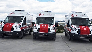 DÜZCE'YE TAM TEÇHİZATLI AMBULANSLAR