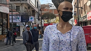 CANSIZ MANKENLE MASKE MESAJI