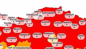 DÜZCE KIRMIZI OLDU