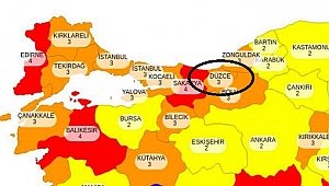 DÜZCE TURUNCU İLLER ARASINDA