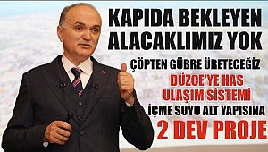 FARUK ÖZLÜ, 2 YILLIK İCRAATLARINI ANLATTI
