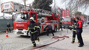 YANGIN TATBİKATI BAŞARILI GEÇTİ