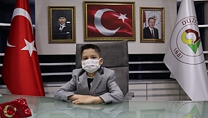 BELEDİYEDE 23 NİSAN'A ÖZEL DEVİR TESLİM
