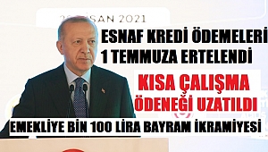 CUMHURBAŞKANI, MEMURLARA VE ESNAFA MÜJDE VERDİ!