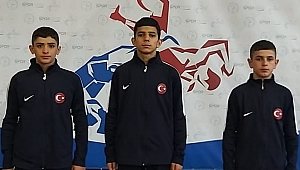 GÜREŞTE MİLLİ TAKIMA SEÇİLDİLER
