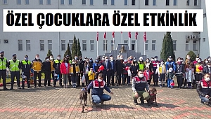 OTİZMLİ ÇOCUKLAR JANDARMANIN MİSAFİRİ OLDU