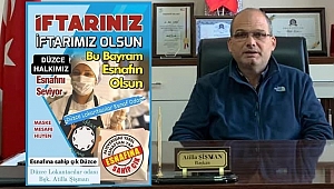LOKANTACILAR ODASI ESNAF İÇİN KAMPANYA BAŞLATTI