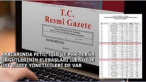 MAL VARLIKLARINA EL KONULDU, LİSTEDE DÜZCELİ İSİMLER DE VAR