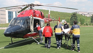 HAVA AMBULANSI 52 YAŞINDAKİ HASTA İÇİN HAVALANDI