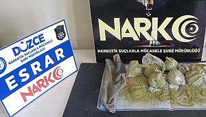 ŞÜPHE ÜZERİNE DURDURULAN ARAÇTAN UYUŞTURUCU ÇIKTI