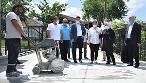 AYDINPINAR'DA BETON YOL TAMAM