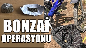 BİSİKLETTE UYUŞTURUCU ÇIKTI
