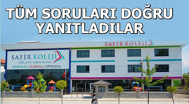 DÜZCE SAFİR'DEN LGS'DE BÜYÜK BAŞARI