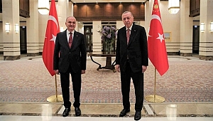 FARUK ÖZLÜ, CUMHURBAŞKANI ERDOĞAN İLE GÖRÜŞTÜ