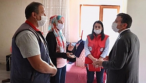 MAĞDUR AİLEYE DEVLET ELİNİ UZATTI