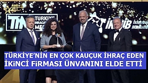 STANDARD PROFİL'E 'İHRACATIN YILDIZI' ÖDÜLÜ
