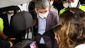 BAKAN YARDIMCISI İNCE, KAYNAŞLI'DA TRAFİK DENETİMLERİNE KATILDI