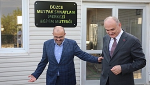 DÜZCELİ VALİ, MUTFAK SANATLARI MERKEZİNİ GEZDİ