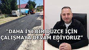 ENDER ÇAKAR DEVREYE GİRDİ, BOZULAN YOLLAR ASFALTLANDI