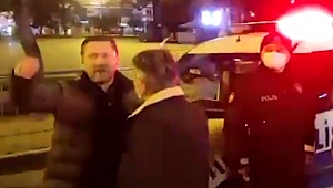POLİSE VE GAZETECİLERE HAKARET EDEN BU DENSİZ KİM?