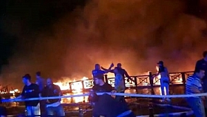 AKÇAKOCA'DA KORKUTAN YANGIN