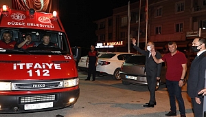 DÜZCE İTFAİYESİ SEL BÖLGESİNDE