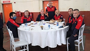 İTFAİYE TEŞKİLATINDAN BİRLİKTELİK YEMEĞİ