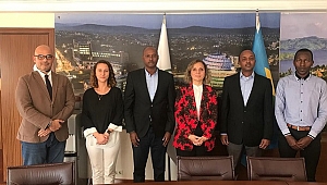 REKTÖR ÇAKAR, RUANDA BÜYÜKELÇİSİ İLE BİR ARAYA GELDİ