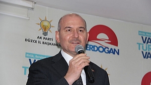 BAKAN SOYLU'DAN AK PARTİ DÜZCE İL BAŞKANLIĞI'NA ZİYARET