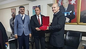 BAKAN SOYLU MHP'Yİ ZİYARET ETTİ