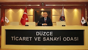DÜZCE TİCARET VE SANAYİ ODASI 12 KASIM MESAJI