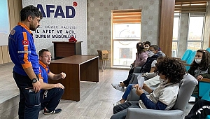 MİNİKLERDEN AFAD’A ZİYARET