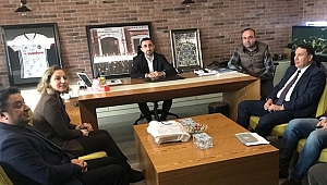 REKTÖR ÇAKAR'DAN ÇELEBİ KALIP'A ZİYARET