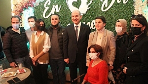 SOYLU, KADIN EMEĞİ MERKEZİNİ ZİYARET ETTİ
