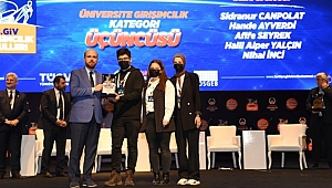 TÜRKİYE GİRİŞİMCİ BULUŞMASI ZİRVESİ’NDE DÜZCE ÜNİVERSİTESİ ÖDÜL ALDI