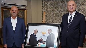 BAŞKAN ÖZLÜ ŞOFÖRLER ODASI BAŞKANI İLE BİRARAYA GELDİ