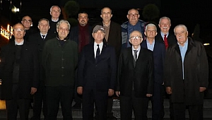 FARUK ÖZLÜ KANAAT ÖNDERLERİYLE BULUŞTU