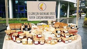 KADIN ÜRETİMİ YÖRESEL ÜRÜNLER SATIŞA SUNULDU