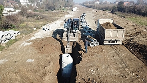 1 YILDA 14 BİN 591 METRE İÇME SUYU HATTI ÇEKİLDİ
