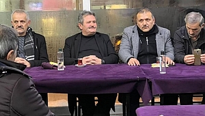 KOLOĞLU KAHVEDE VATANDAŞLA SOHBET ETTİ