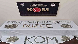 AKÇAKOCA'DA TARİHİ ESER KAÇAKÇILIĞI OPERASYONU