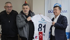 DÜZCE CAM, DÜZCESPOR'A SPONSOR OLDU