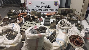 ÇALDIĞI MALLARLA YAKALANDI