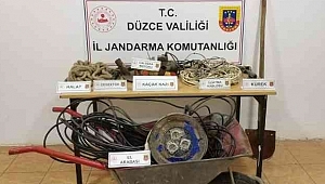 AKÇAKOCA'DA DEFİNECİLER YAKALANDI