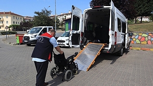 BELEDİYEDEN ENGELLİLERE SINAV HİZMETİ