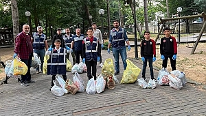 ENSAR VAKFI ÇÖP TOPLADI