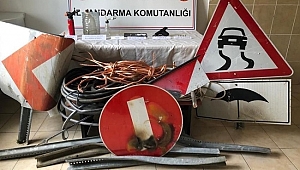 KABLO ÇALAN HIRSIZA SUÇÜSTÜ