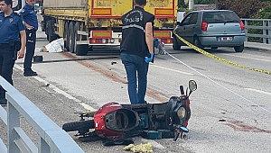 MOTOSİKLET SÜRÜCÜSÜ FECİ CAN VERDİ